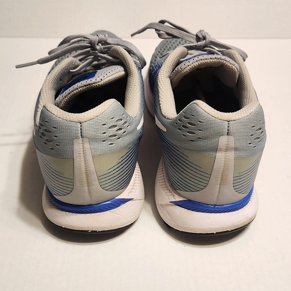 Nike Air Zoom Pegasus 34 Mens Running Sneakers Blue Gray 12 - Picture 6 of 11